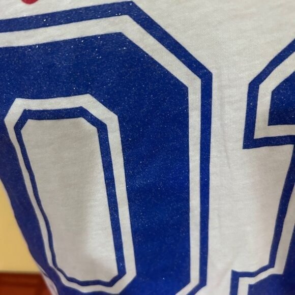 Kansas Jayhawks rock chalk shirt women’s medium new - Picture 5 of 7